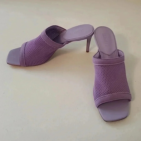 SCHUTZ women's Sinara Knit Sandals Smokey Grape size 10B New - Picture 4 of 11